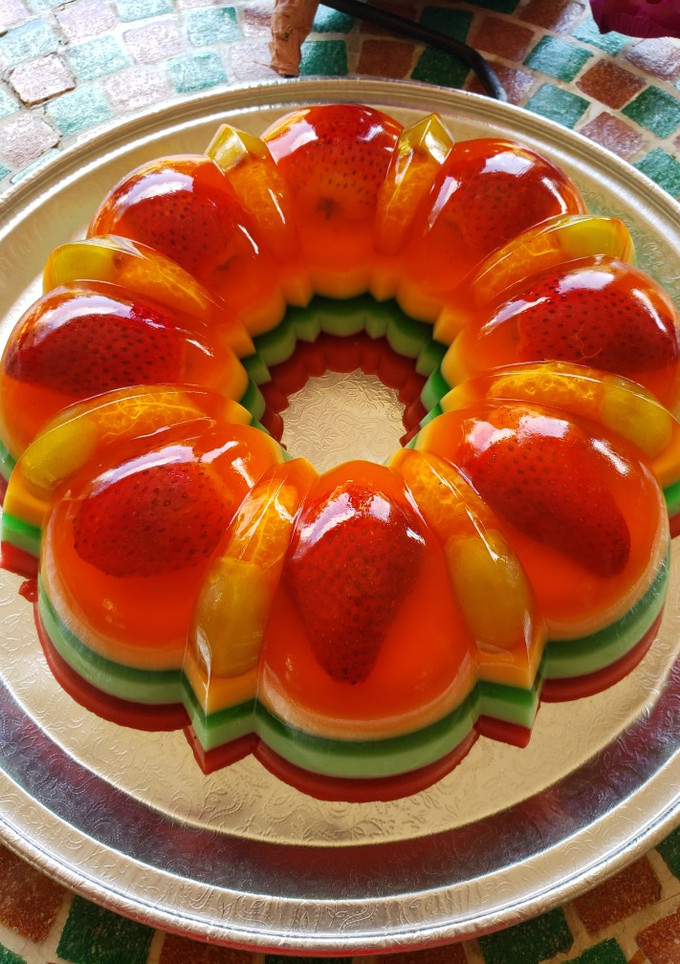 Una foto de Gelatina de Frutas Encapsulada