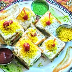 A picture of Mumbai sandwich.