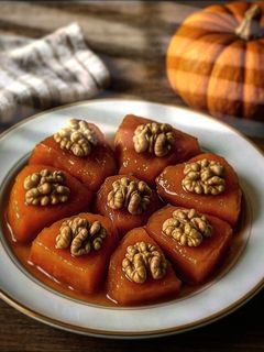 عکسی از دستور دسر کدو حلوایی