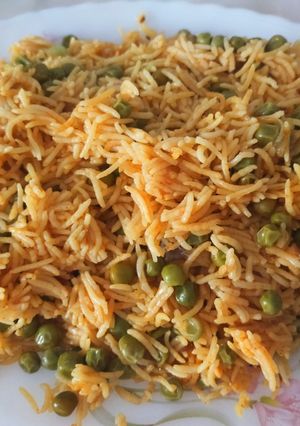 A picture of Masala matar pulao.