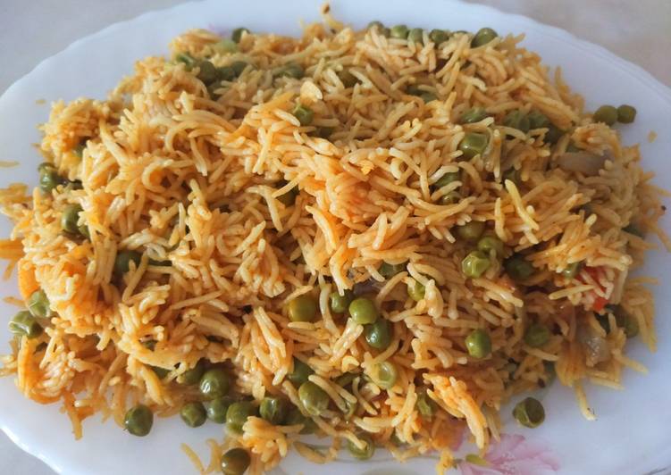 Steps to Make Ultimate Masala matar pulao