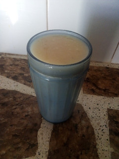 Una foto de Licuado de bananas