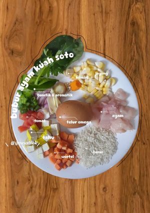 Foto resep Bubur Ayam Kuah Soto