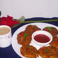 Jackfruits Onion Bhaji A picture of Jackfruits Onion Bhaji.