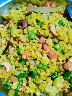 🥘 চিঁড়ের পোলাও 🥘 (chinrer polau recipe in Bengali) রেসিপির প্রধান ছবি