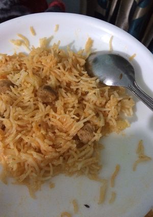 A picture of Aloo Nutri rice.