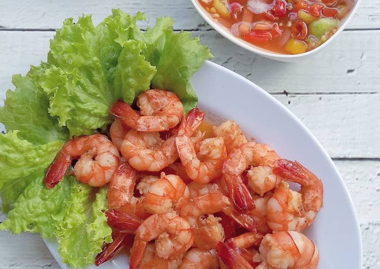 Resep Udang Goreng Asam Sambal Dabu Anti Gagal