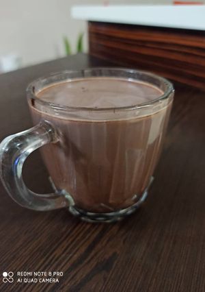 عکسی از دستور شیر کاکائو خوشمزه😋😋☕☕