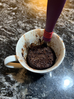 Una foto de Mug cake, sin TACC, sin harinas, sin azúcar