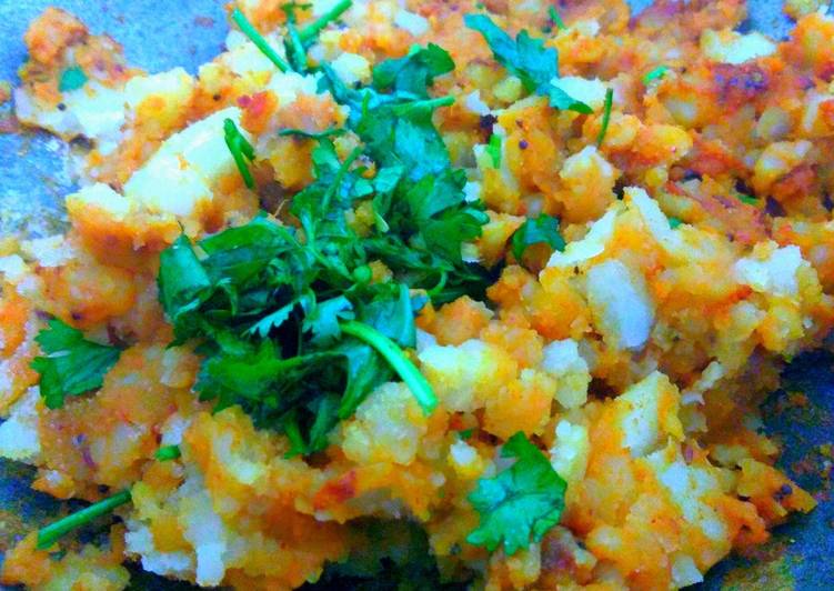 Spicy mashed Potato with out garlic onion and tomatoes