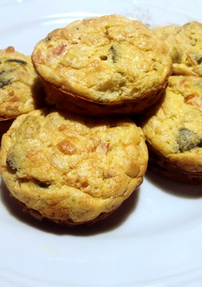 Una foto de Budincitos soufflé de zapallitos light