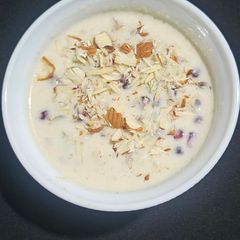 A picture of Fruit Custard without custard powder.