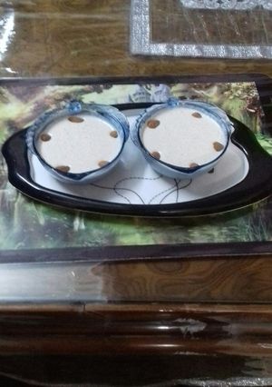 A picture of Khaskhas badam kheer.