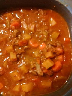 A picture of Rowdy's Vegetable soup.