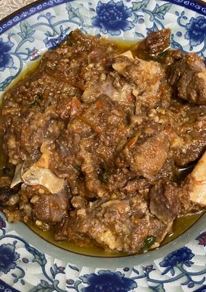 A picture of Mutton masala.