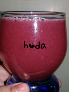 صورة لوصفة عصير توت