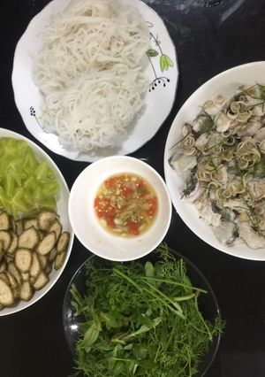 Hình của món Gỏi cá mú.
