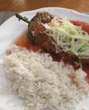 Chiles rellenos de queso Sonorense