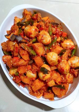 Foto resep Sambal Goreng Kentang Telur Terong Buncis