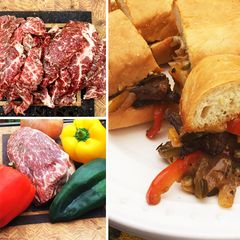 Wagyu Cheesesteak Sandwiches A picture of Wagyu Cheesesteak Sandwiches.