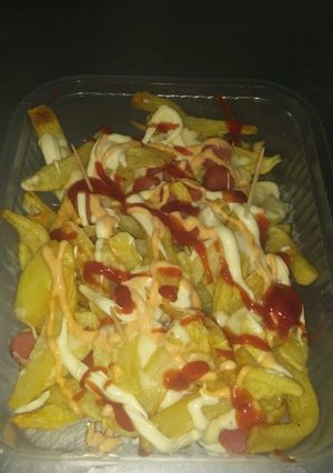 Una foto de Salchi papas🙃