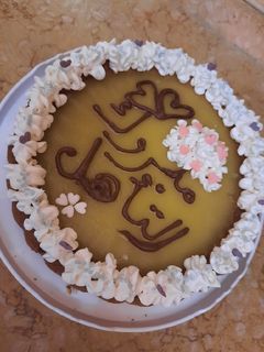 صورة لوصفة كيك بحشوة كريمة البرتقال المنعش رائعة المذاق وسهلة التحضير🍊🎂🍰