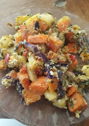 Una foto de Revuelto con restos de verduras 😉