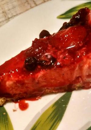 Gyümölcsös sajttorta recept fotója