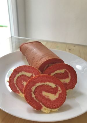 Foto resep Bolu Gulung Red Velvet