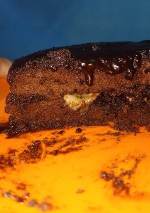 Foto resep Brownies lapis pisang #PisangGaul