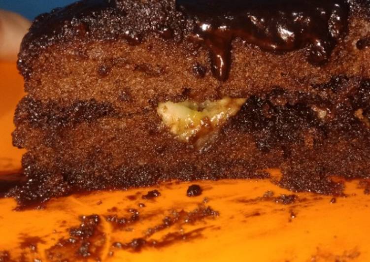 Brownies lapis pisang #PisangGaul