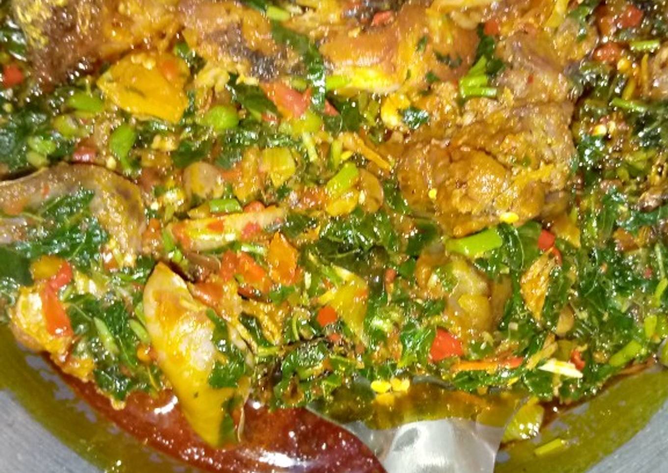 Spinach or alaihu soup