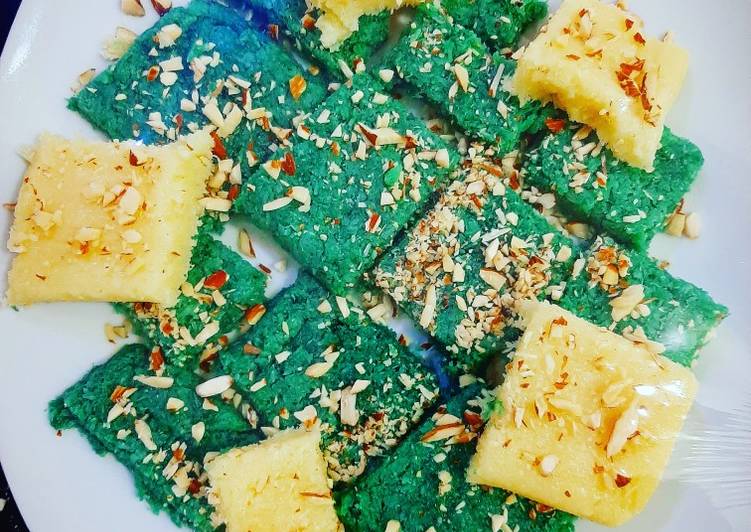 Easiest Way to Make Any-night-of-the-week Flag themed mithai
