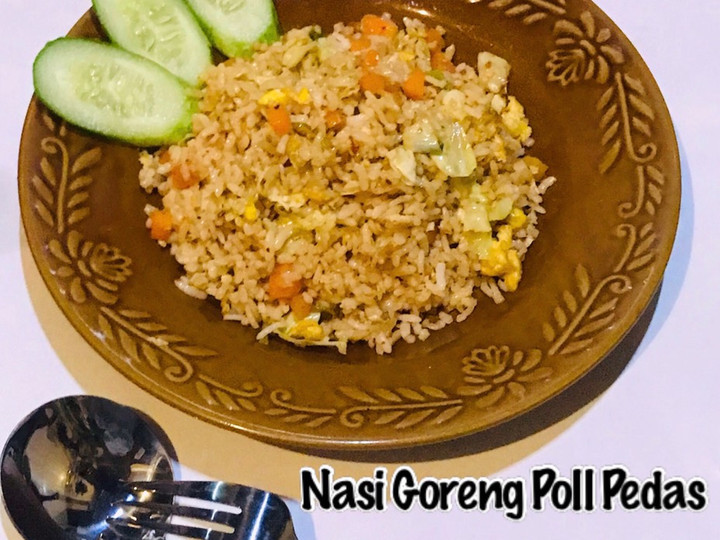 Resep Nasi Goreng Poll Pedas, Lezat Sekali