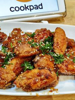 Foto resep Garlic Honey Chicken Wings