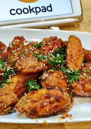 Foto resep Garlic Honey Chicken Wings