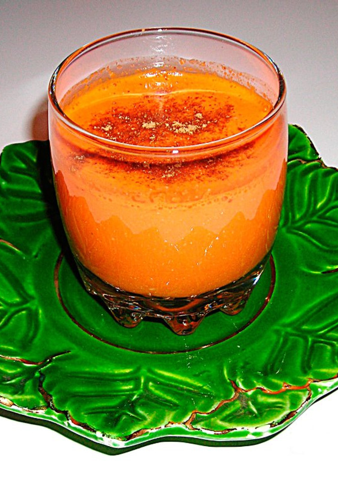 Una foto de Licuado de zanahoria