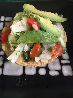 Una foto de Ceviche de coliflor