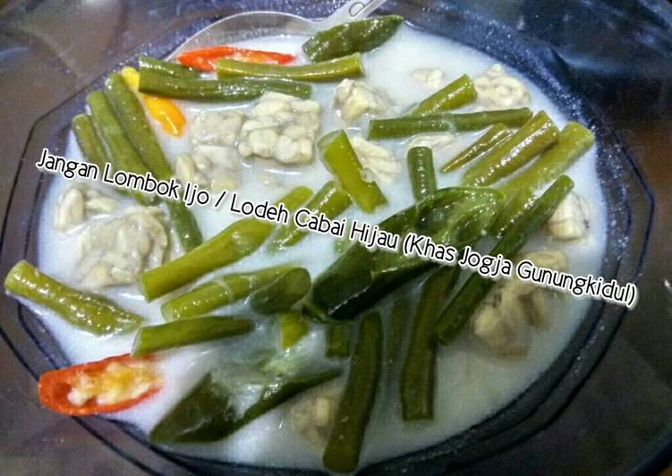 Jangan Lombok ijo / Lodeh Cabe Ijo