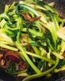 Cải hoa hồng xào hành tây Ấn Độ