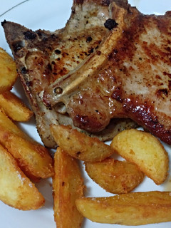 Una foto de Chuletas de cerdo súper express