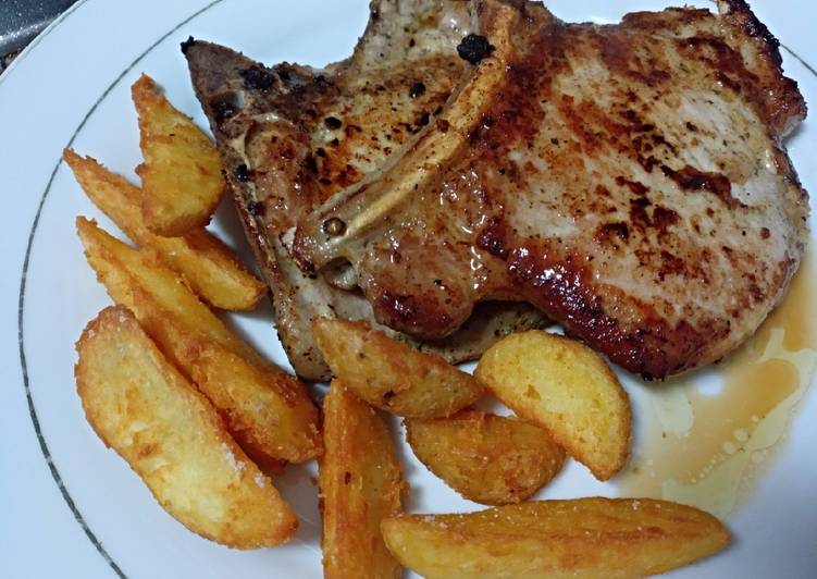 Chuletas de cerdo súper express