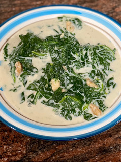 Foto principal de Espinacas a la crema con nueces