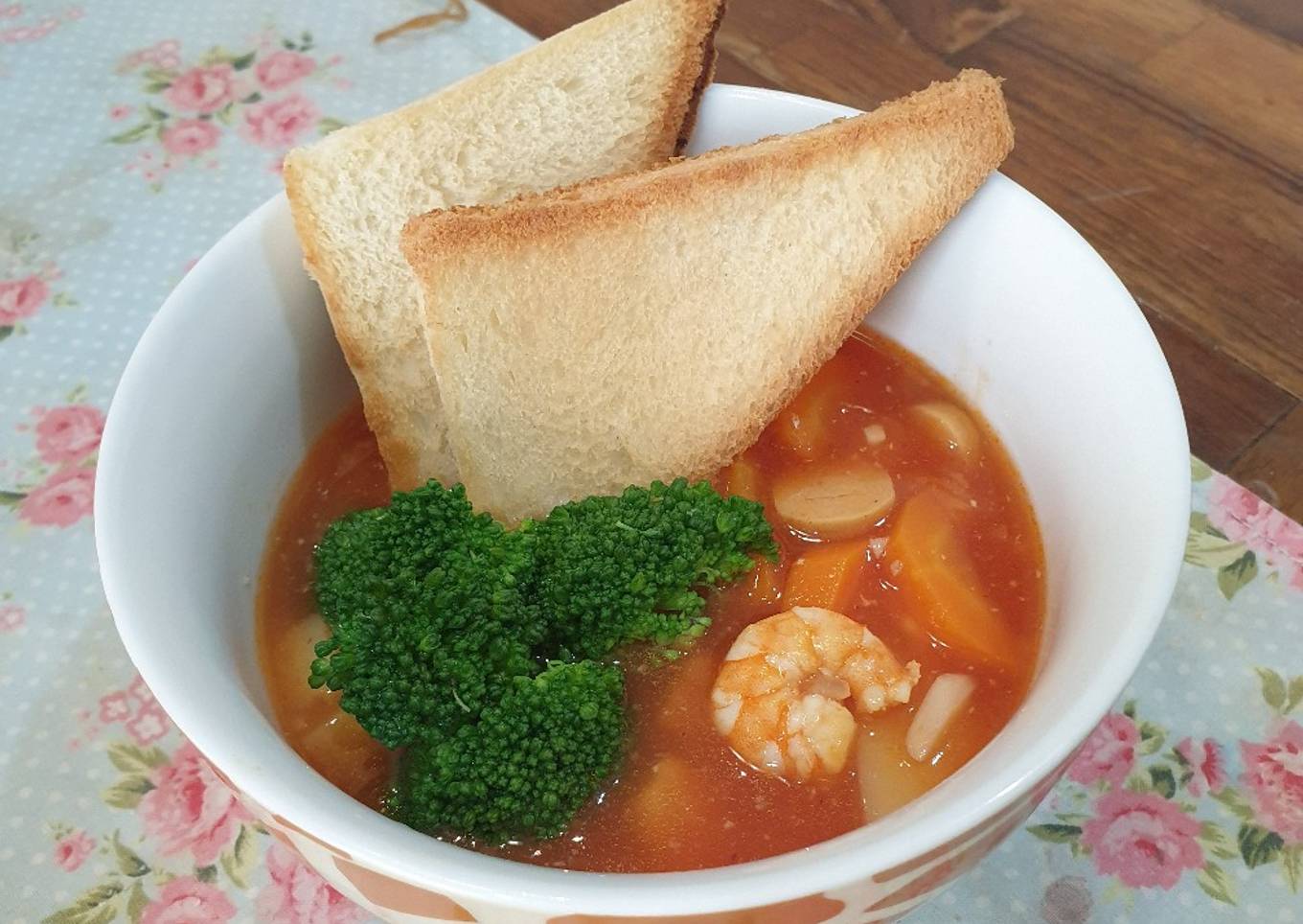 Sop merah rumahan