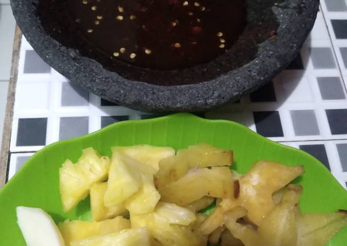 Resep Rujak buah segar, Enak Banget