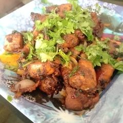 A picture of Chicken tikka Karahi 🍲🍲🍲.