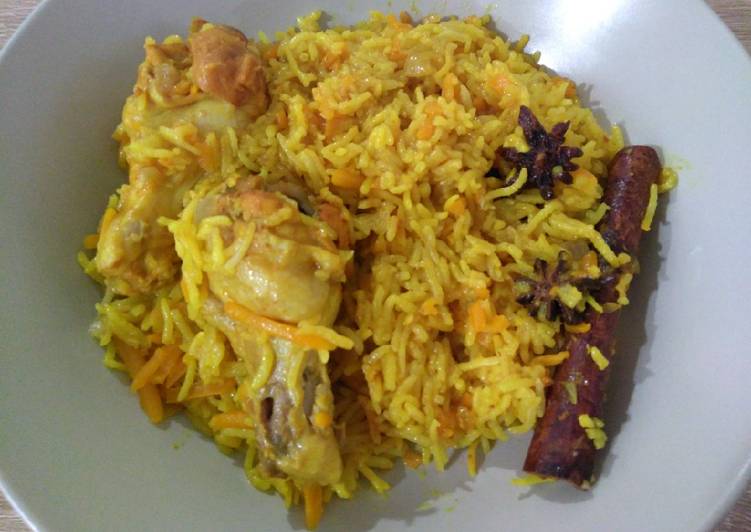 �?�康黄姜鸡饭 Healthy Biryani Chicken Rice