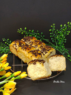 Foto resep Roti Manis Sobek Cokelat (no mixer)