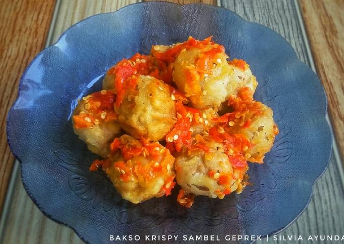 Bagaimana Menyiapkan Bakso Krispy Sambel Geprek yang Sempurna