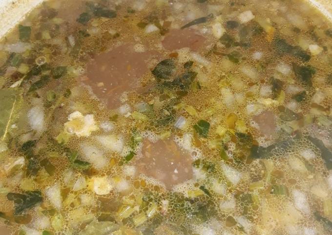 Гречневый суп со свининой
